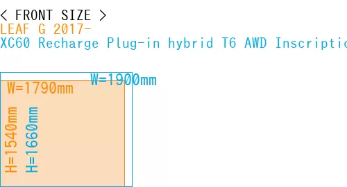 #LEAF G 2017- + XC60 Recharge Plug-in hybrid T6 AWD Inscription 2022-